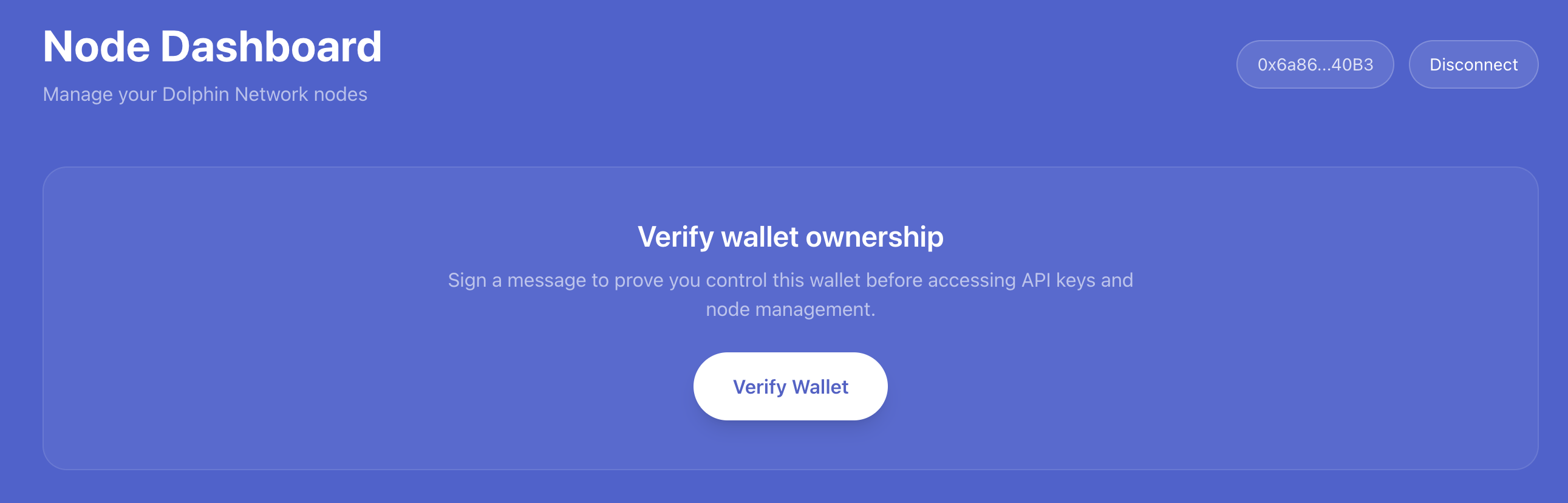 Auth with wallet on app