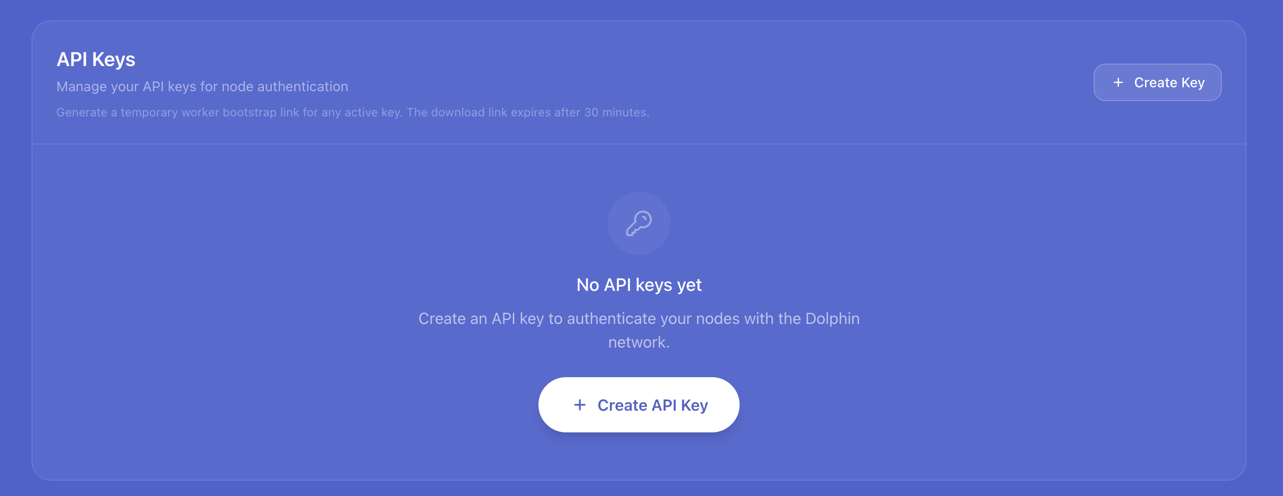 Create key